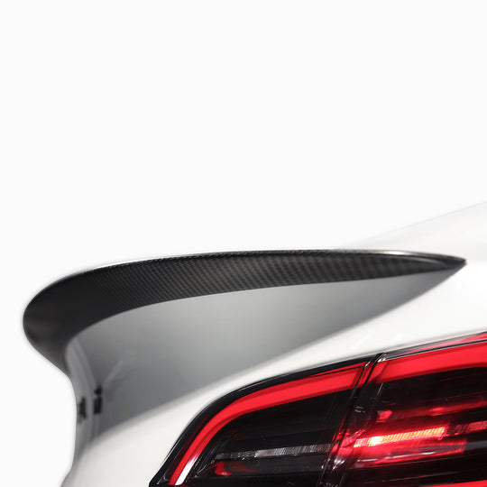 (Real Carbon Fiber)TPARTS Real Matte Carbon Fiber Performance Spoiler for Tesla Model Y