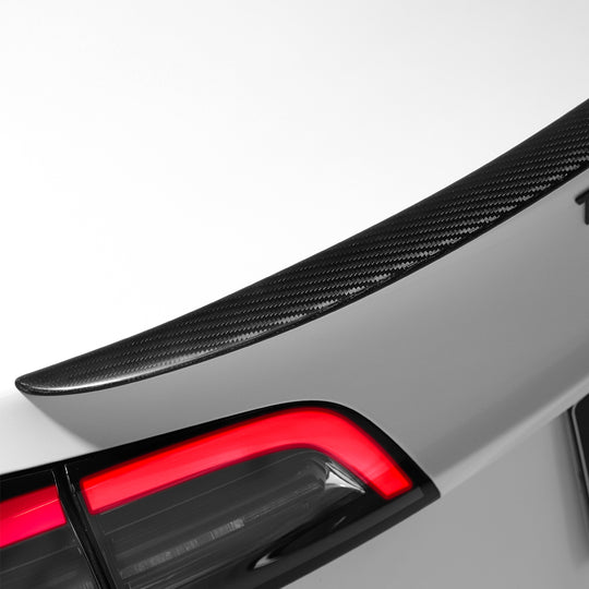 TPARTS Real Matte Carbon Fiber Performance Spoiler for Tesla Model Y