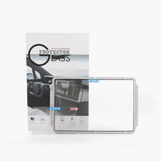 TPARTS Tempered Glass Screen Protector for Model 3 Highland