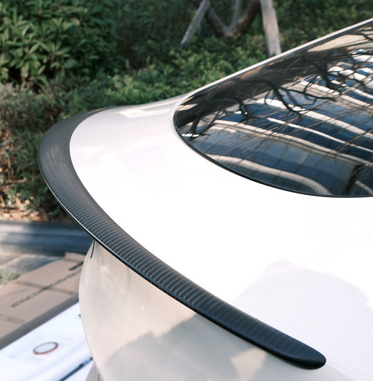 TPARTS Real Matte Carbon Fiber Performance Spoiler for Tesla Model Y