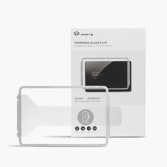 TPARTS Tempered Glass Screen Protector for Model 3 & Y