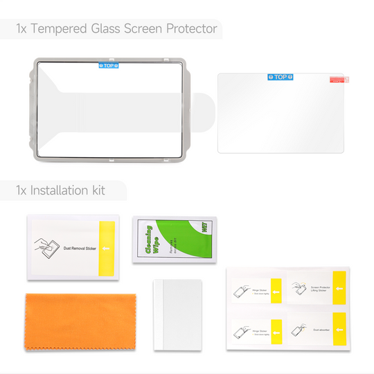 TPARTS Tempered Glass Screen Protector for Model 3 Highland