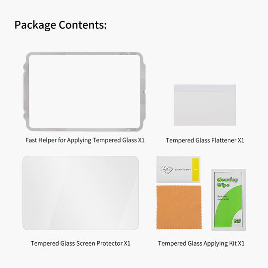 TPARTS Tempered Glass Screen Protector for Model 3 & Y