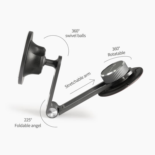 TPARTS Retractable Magnetic Car Cellphone Mount for Tesla Model 3/Model Y/Model X/Model S