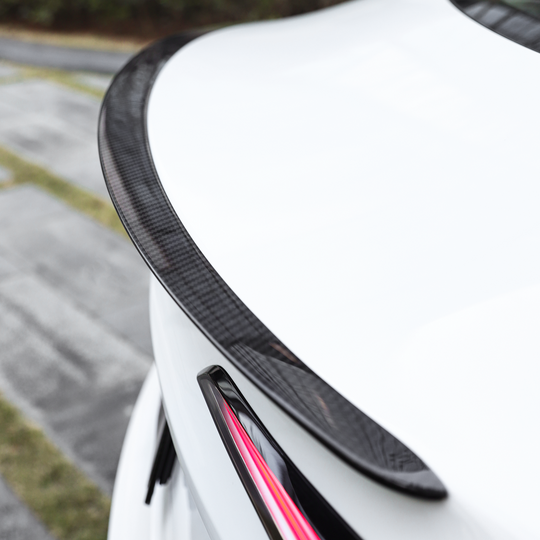 TPARTS Real Carbon Fiber Performance Spoiler for Tesla Model 3 Highland