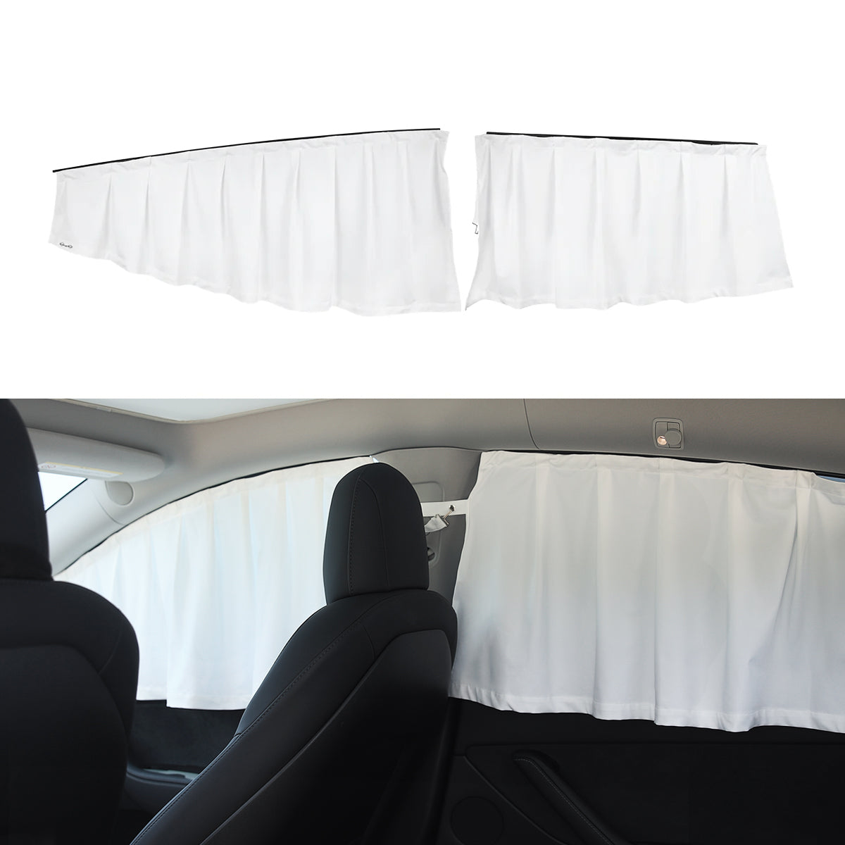 TPARTS Side Window Sunshade Curtain for Tesla Model 3 & Model Y