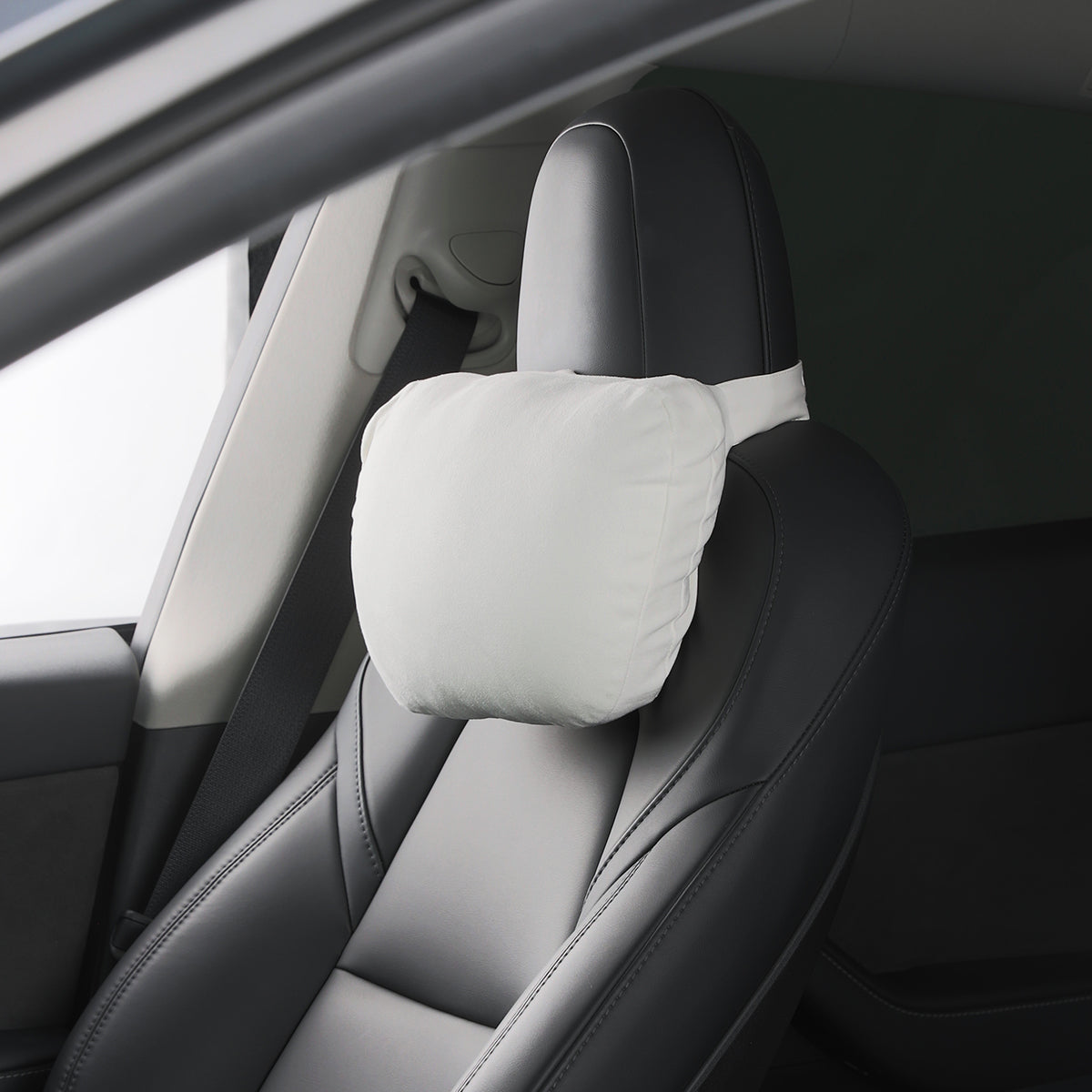 TPARTS Headrest Pillow for Tesla (Made with Dupont™ Sorona® Sustainable Fabric)