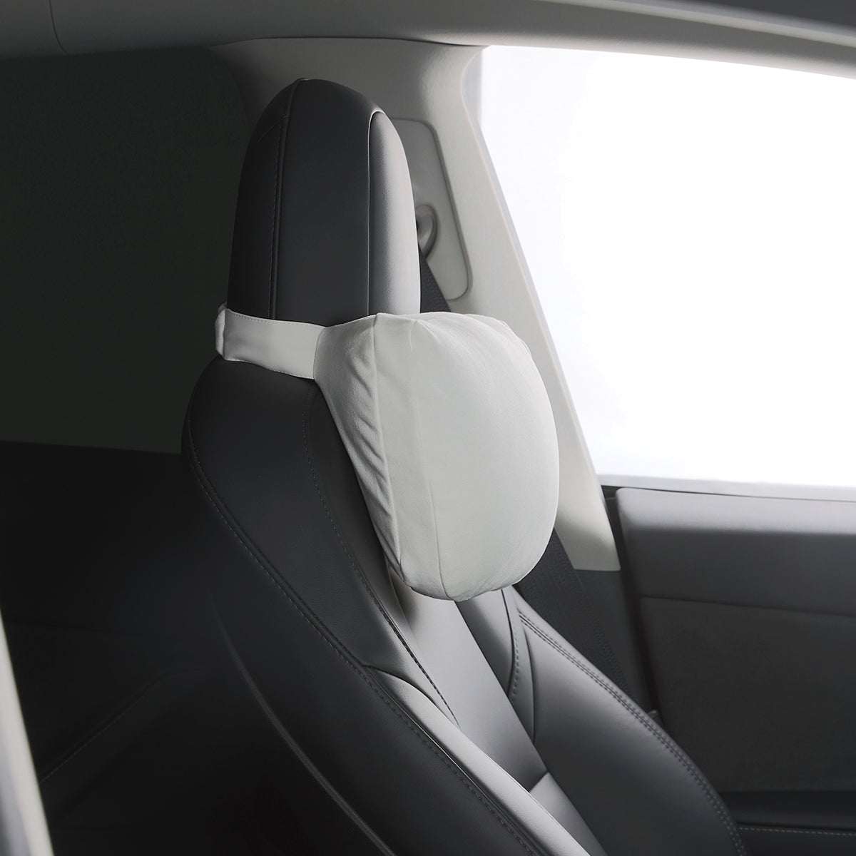 TPARTS Headrest Pillow for Tesla (Made with Dupont™ Sorona® Sustainable Fabric)