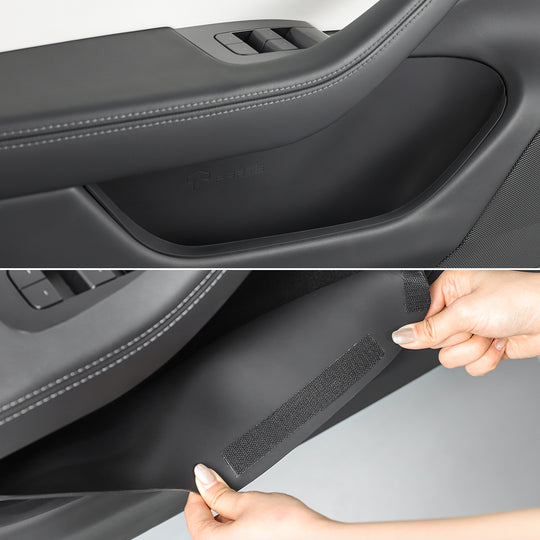 TPARTS Silicone Door Side Storage Compartment Set for Model 3 Highland (2024）