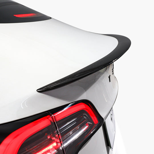 (Real Carbon Fiber)TPARTS Real Matte Carbon Fiber Performance Spoiler for Tesla Model Y