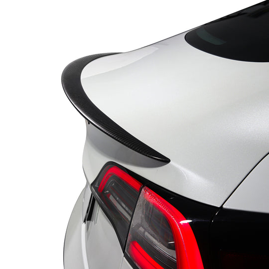 TPARTS Real Matte Carbon Fiber Performance Spoiler for Tesla Model Y