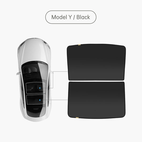 TPARTS Glass Roof Sunshade for Tesla Model 3 & Model Y