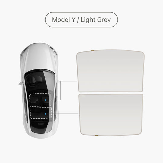 TPARTS Glass Roof Sunshade for Tesla Model 3 & Model Y